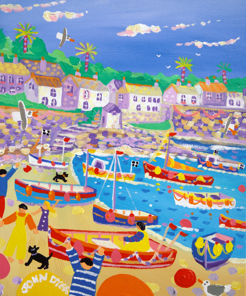 John Dyer Painting. Coverack Colours