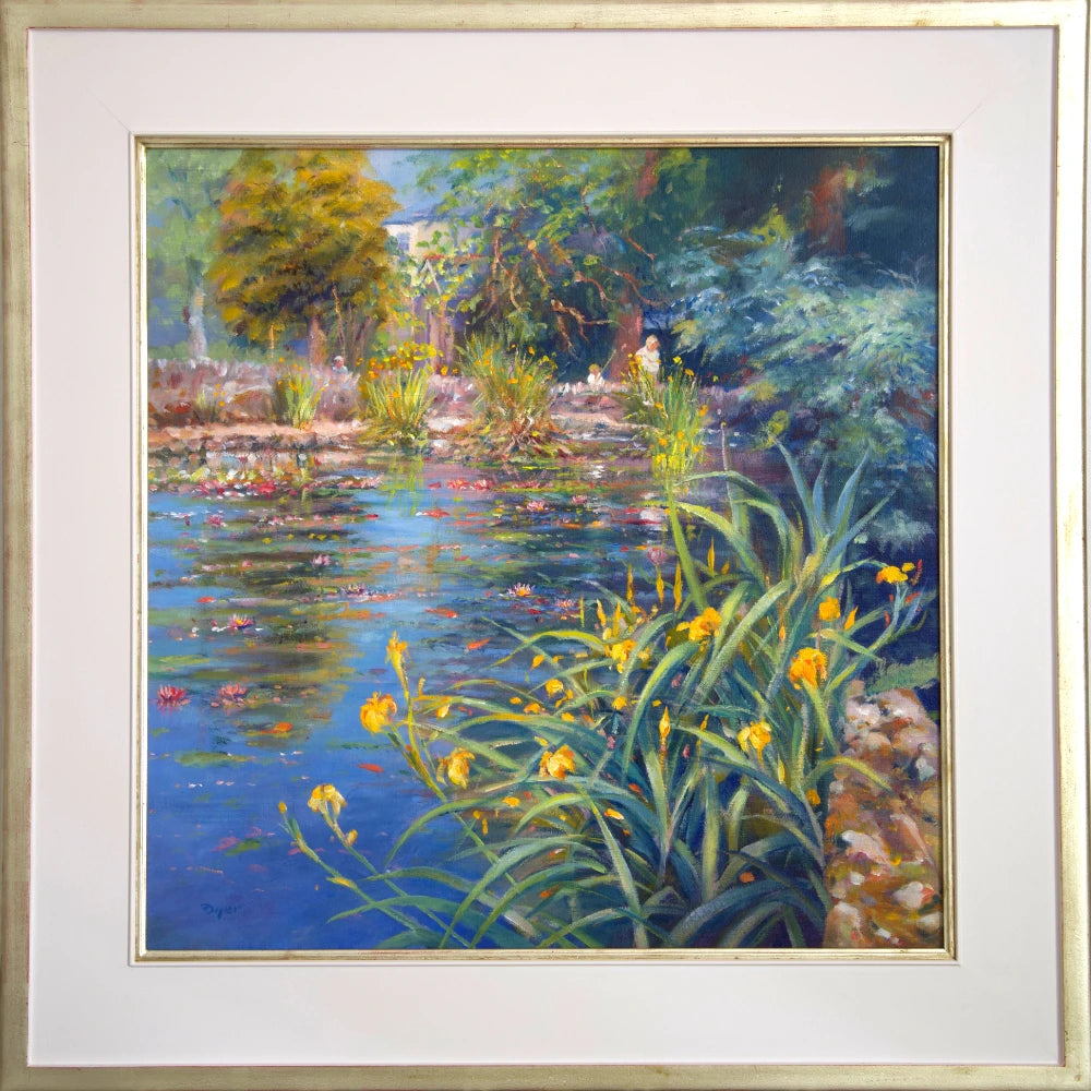 Ted Dyer Oil Painting. Early Summer Colours, Kimberley Park Ted Dyer