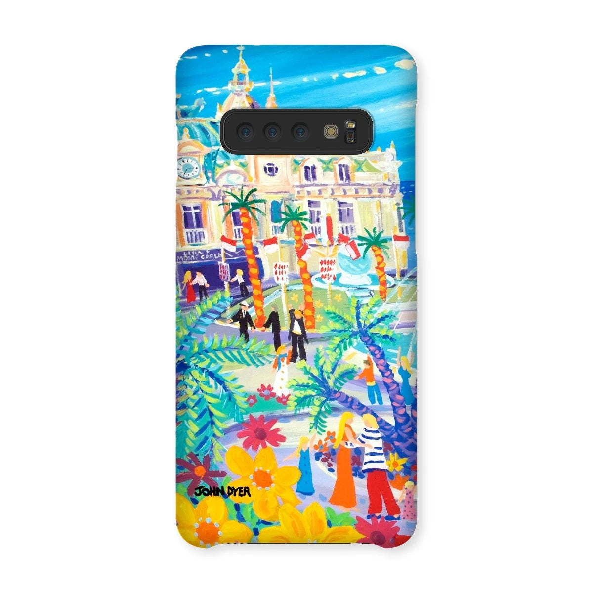 Snap Art Phone Case. Casino Square, Monaco. Artist John Dyer. Cornwall Art Gallery John Dyer