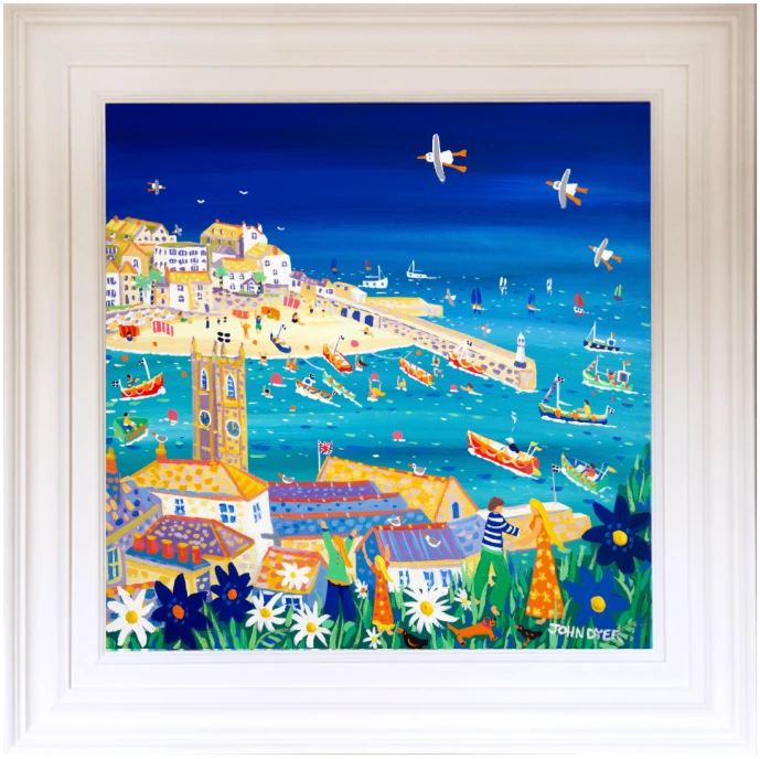 John Dyer Painting. Stunning View, St Ives John Dyer