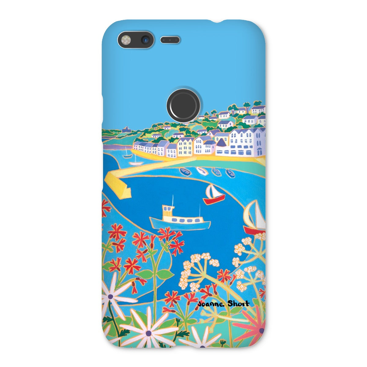 Snap Art Phone Case. St Mawes. Artist Joanne Short. Cornwall Art Gallery