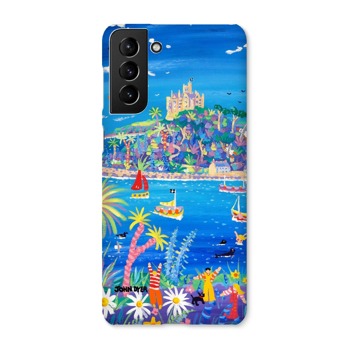 Snap Art Phone Case. St Michael's Mount. Artist John Dyer. Cornwall Art Gallery