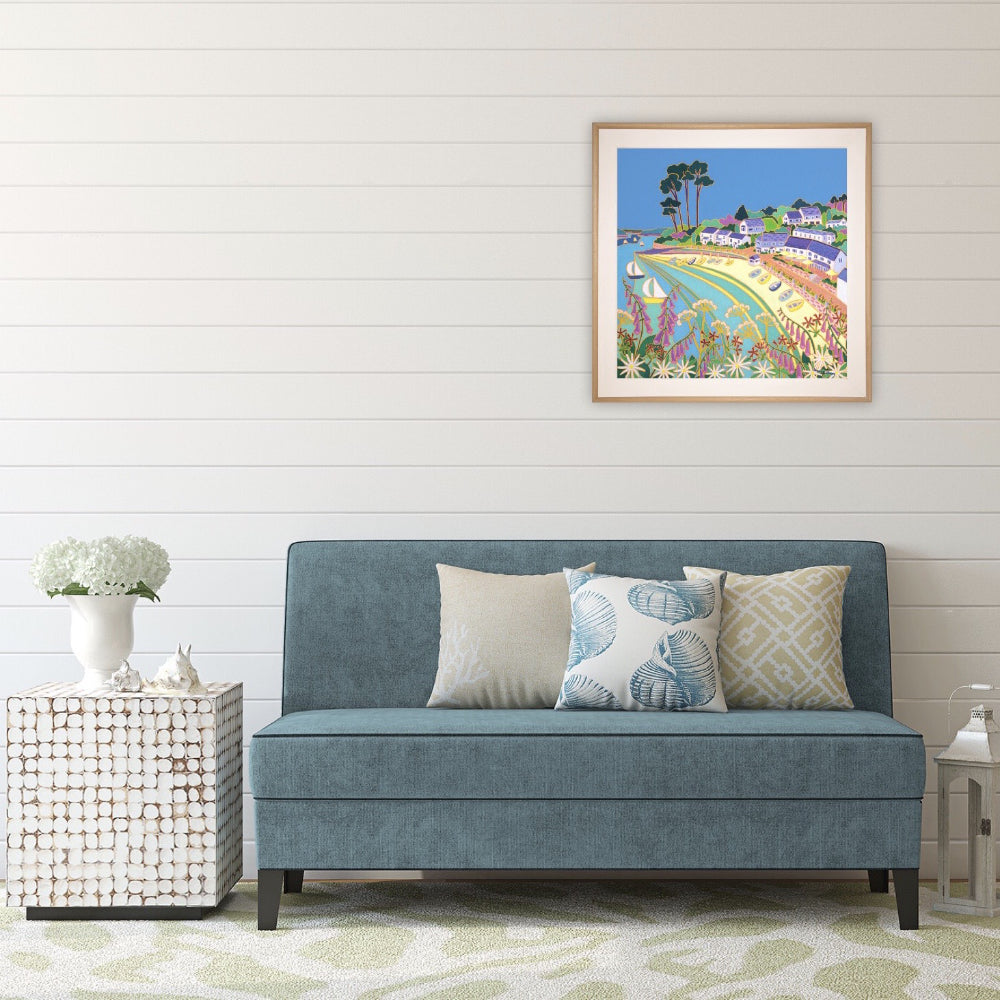 Joanne Short Painting. Cornish Wild Flowers, Helford Passage