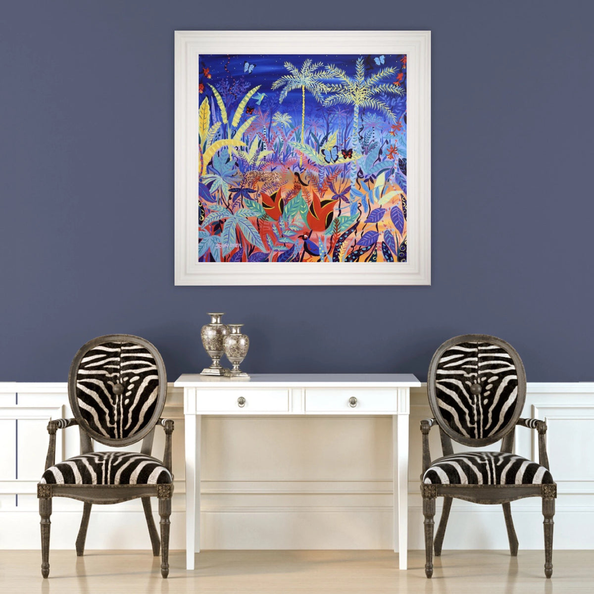 Original Painting by John Dyer. 'Rare - Spiritual Rebirth'. Amazon Rainforest Spirit Painting inspired by the Yawanawá Tribe. Eden Project Artist in Residence John Dyer