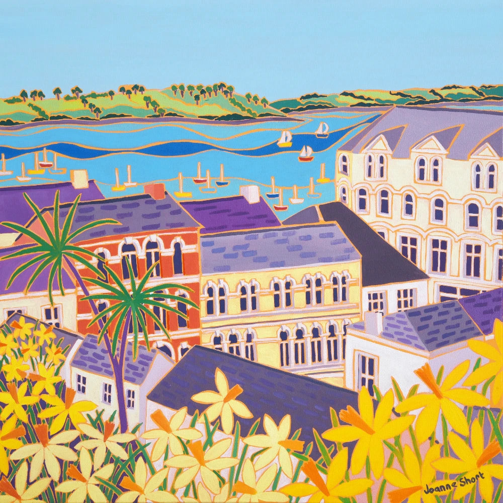 Original Painting by Joanne Short. View to the Sea, Falmouth Joanne Short