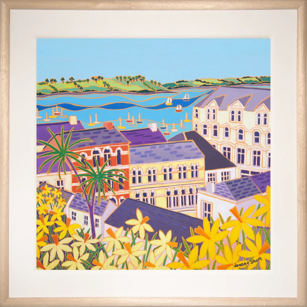 Original Painting by Joanne Short. View to the Sea, Falmouth Joanne Short