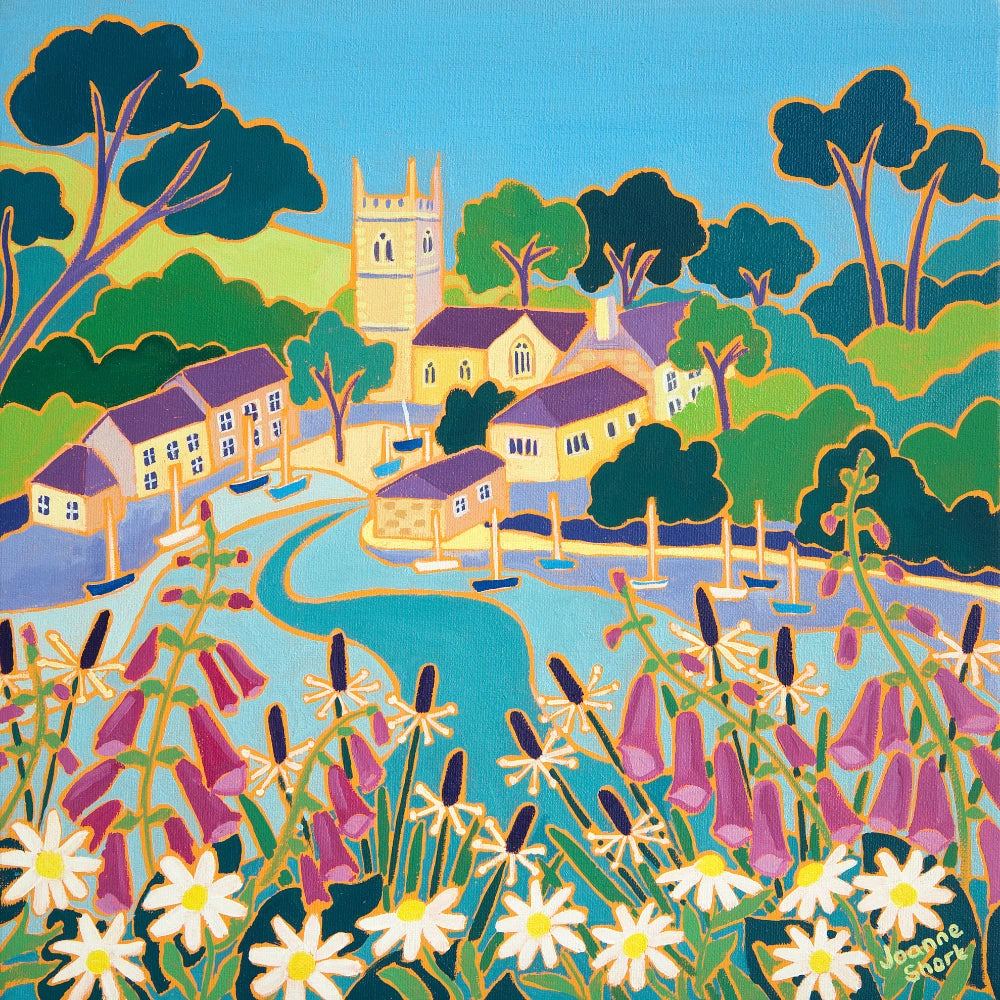 Joanne Short Painting. Floating on a Rising Tide, St Anthony-in-Meneage Joanne Short