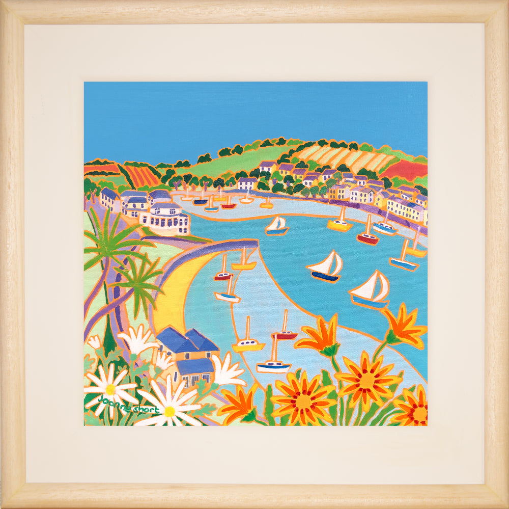 Joanne Short Painting. Looking towards Greenbank and Flushing, Falmouth