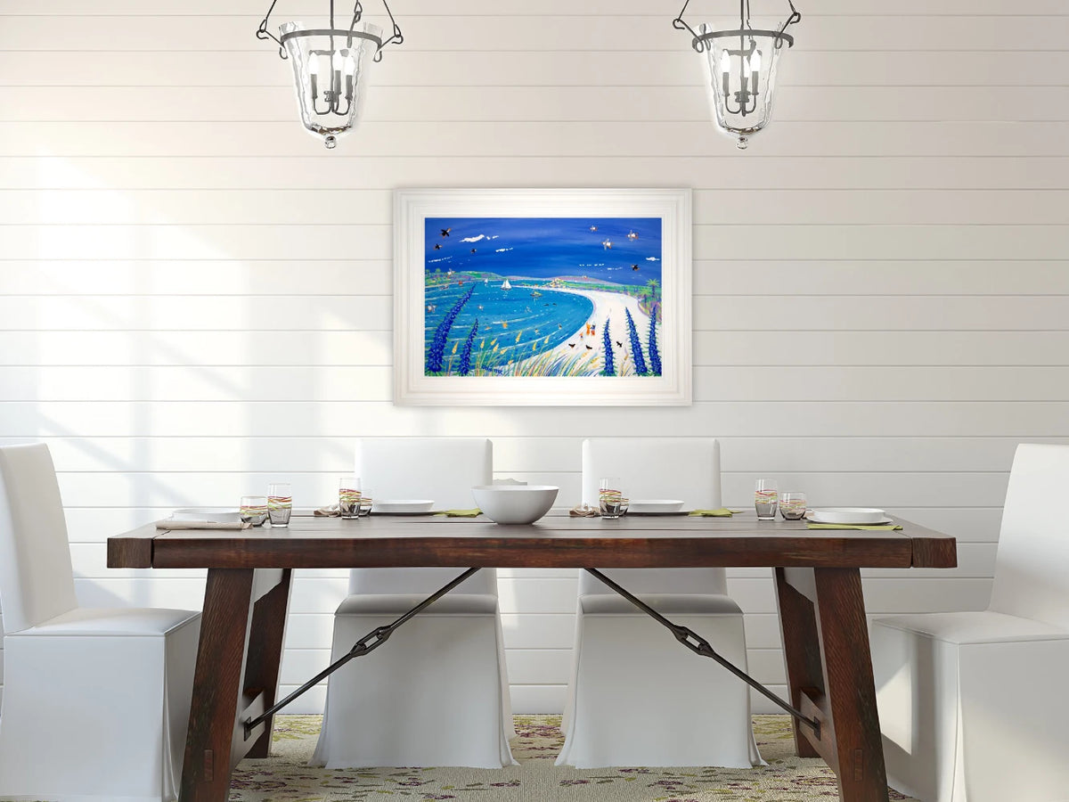 Painting by John Dyer. Island Life, Pentle Bay, Tresco John Dyer