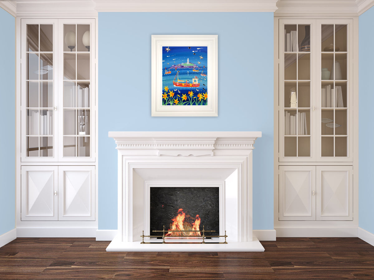 John Dyer Painting. Sea of Love, Godrevy