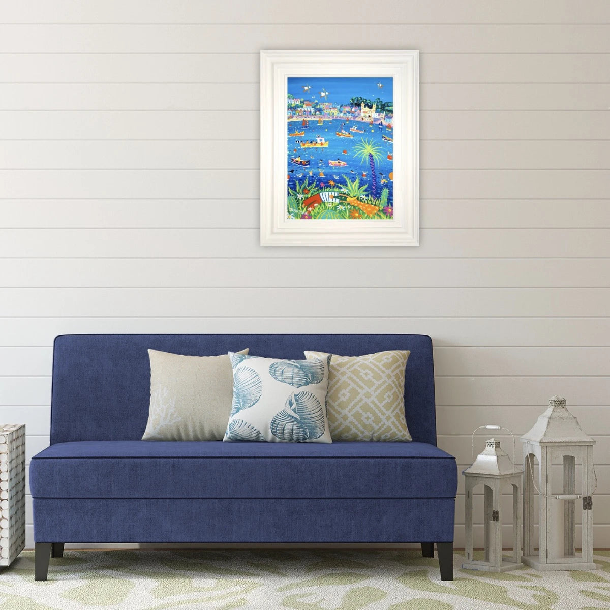 John Dyer Painting. Fowey River Lovers John Dyer