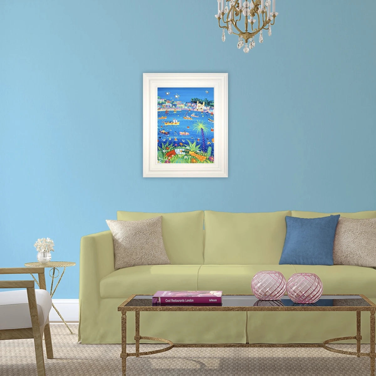 John Dyer Painting. Fowey River Lovers John Dyer