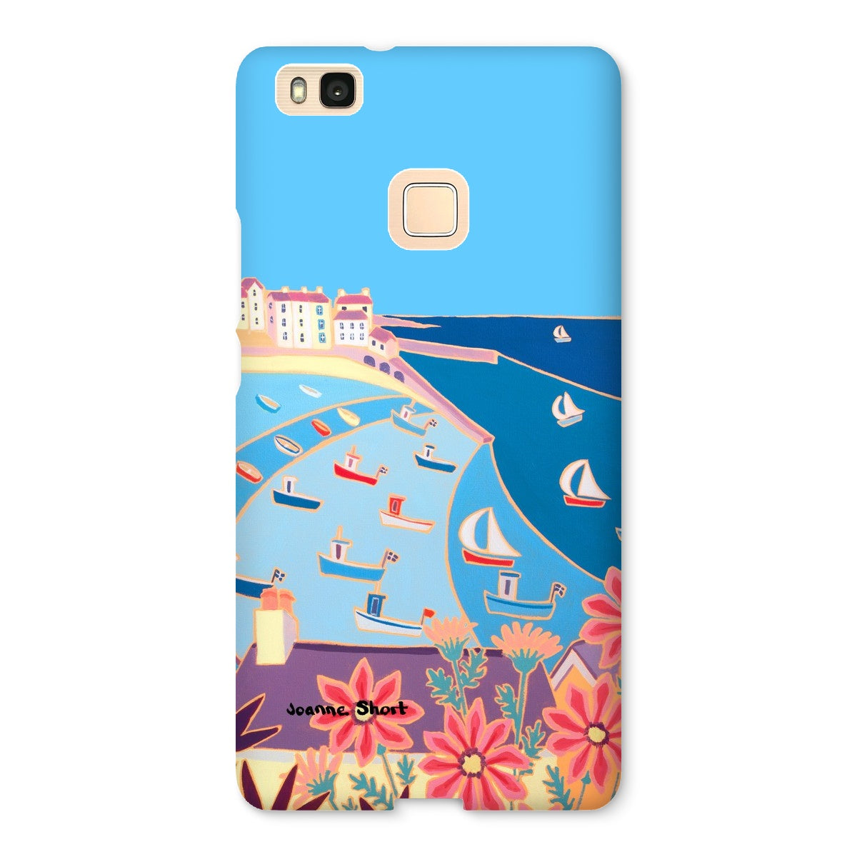 Snap Art Phone Case. St Ives Harbour. Artist Joanne Short. Cornwall Art Gallery
