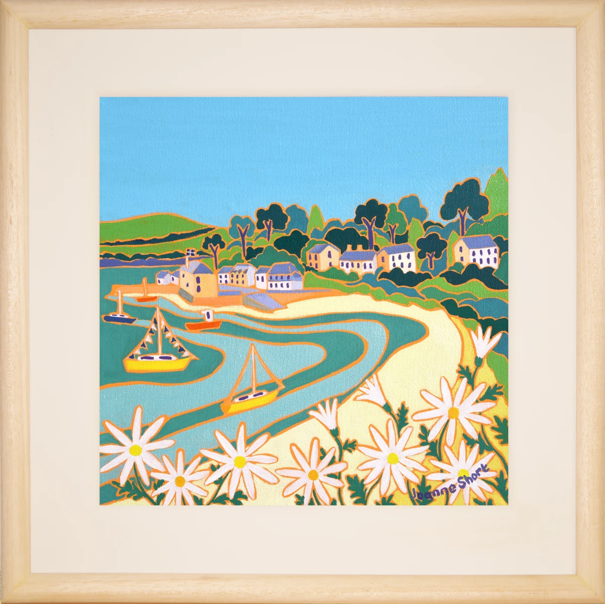 Joanne Short Painting. Incoming Tide, Rock. Joanne Short