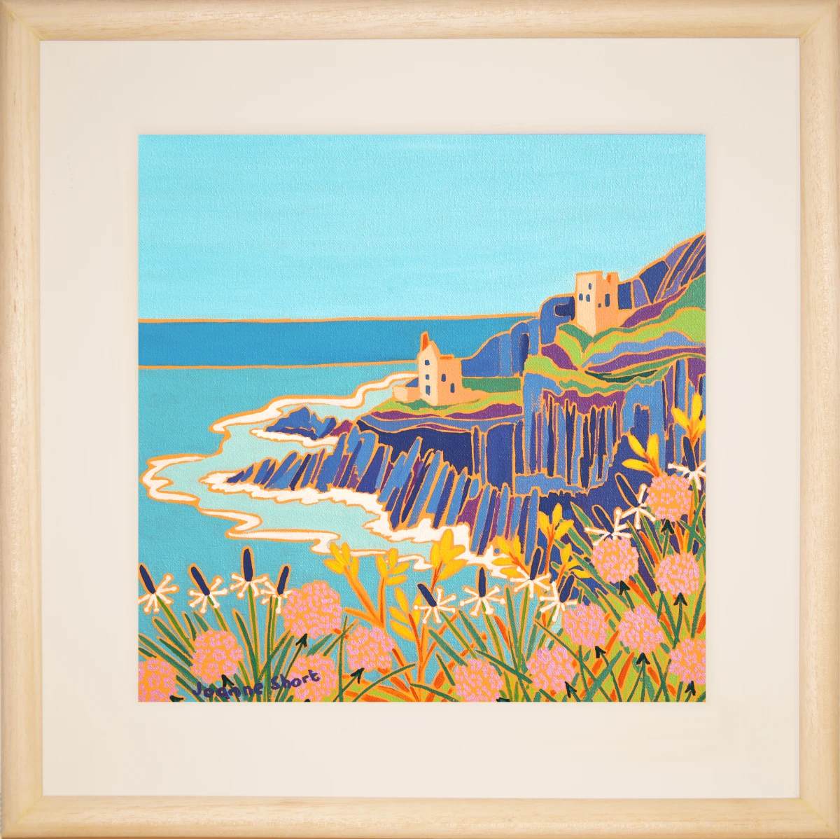 Joanne Short Painting. Rugged Cornwall, Botallack Joanne Short
