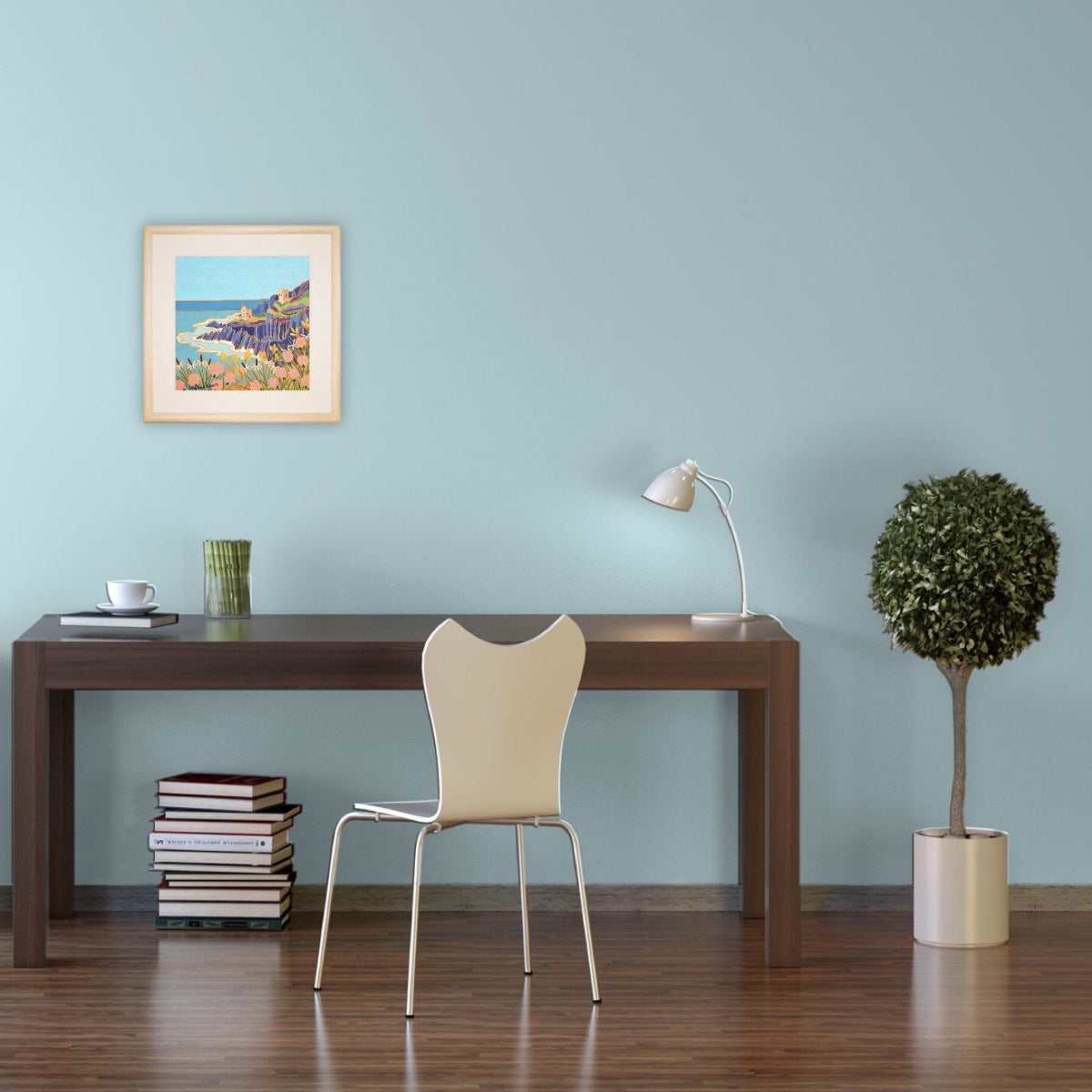 Joanne Short Painting. Rugged Cornwall, Botallack