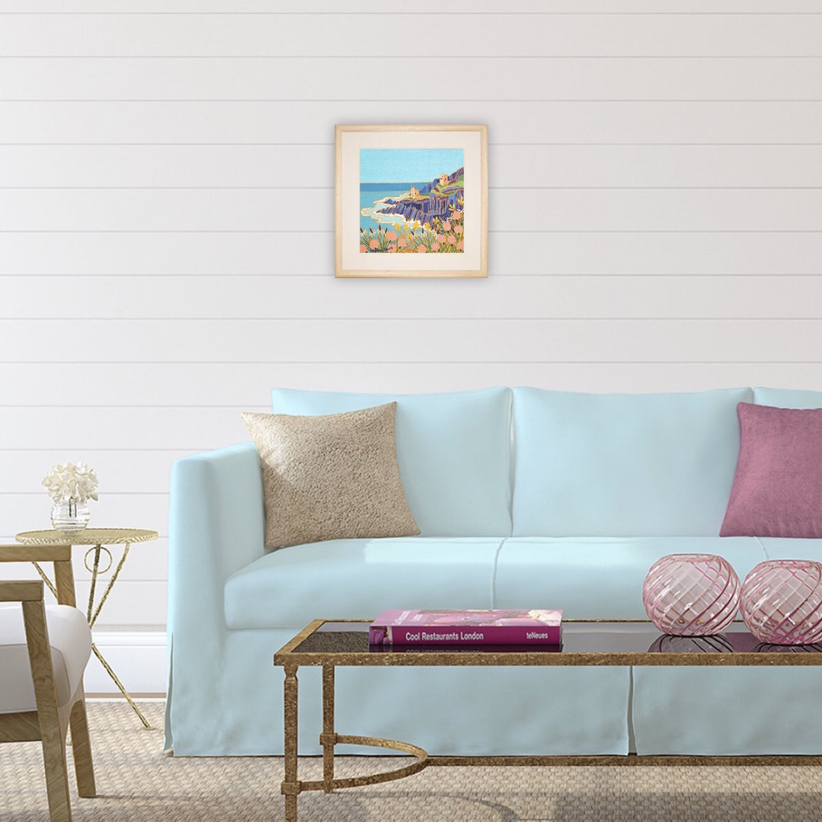 Joanne Short Painting. Rugged Cornwall, Botallack