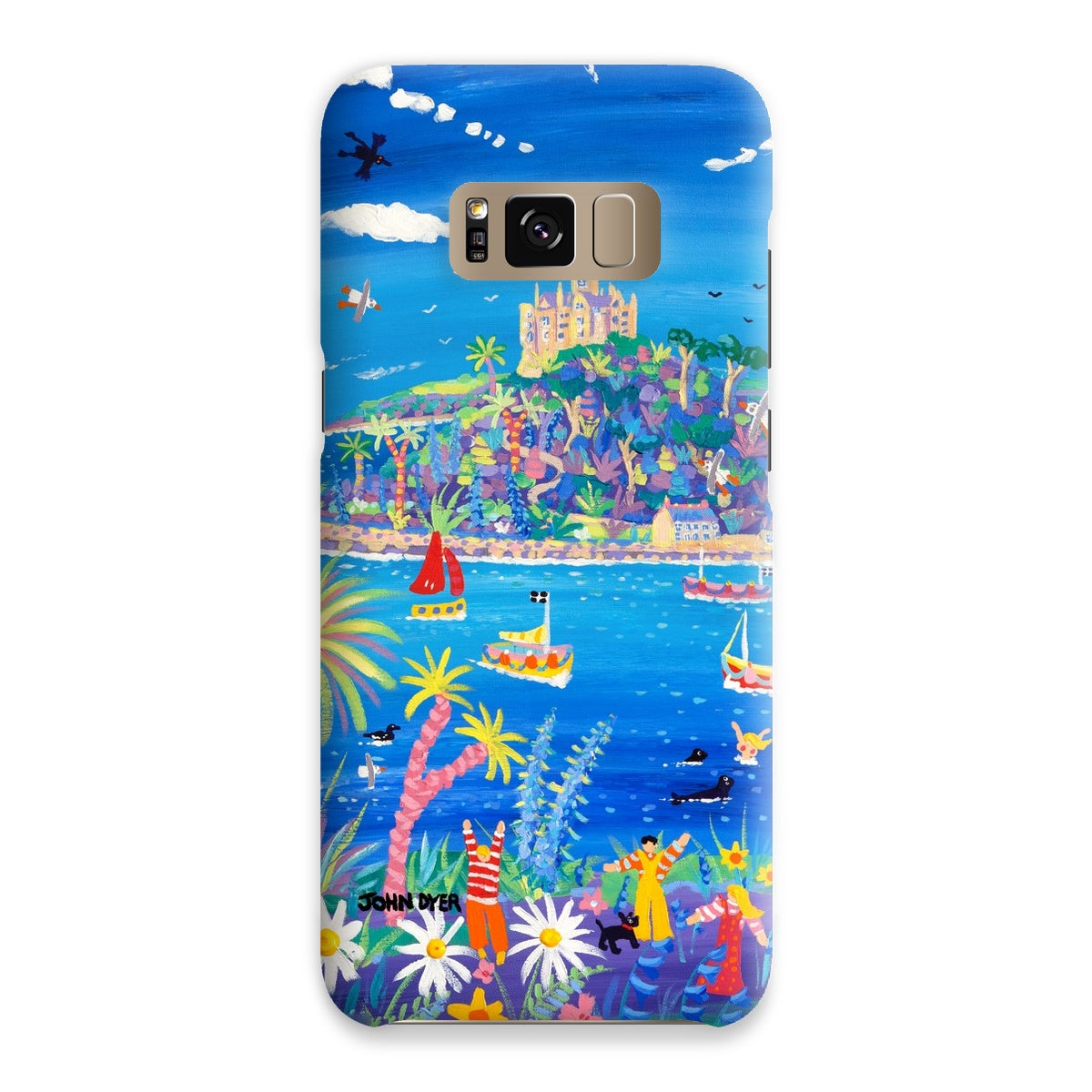 Snap Art Phone Case. St Michael's Mount. Artist John Dyer. Cornwall Art Gallery