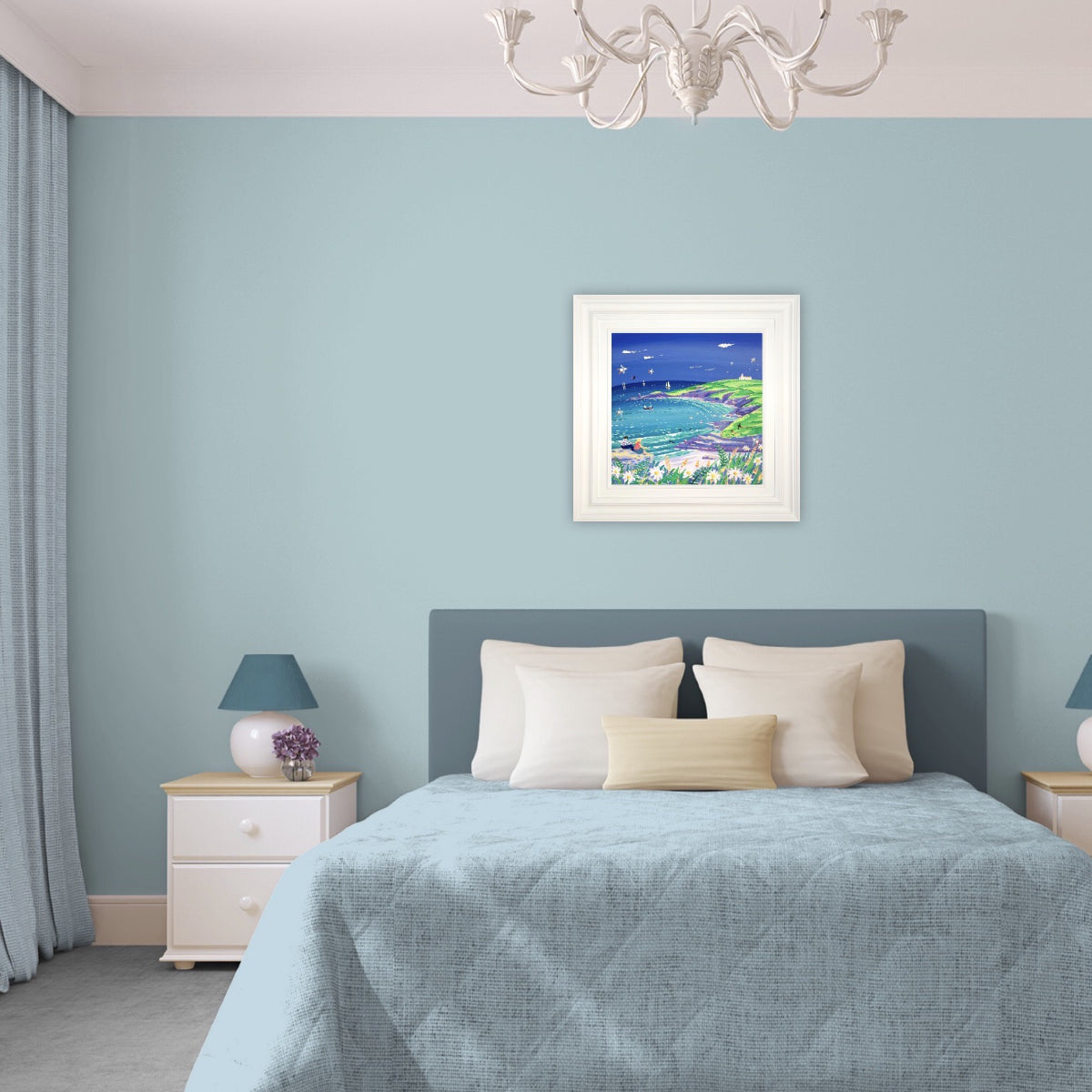 John Dyer Painting. The Sound of the Sea, Housel Bay