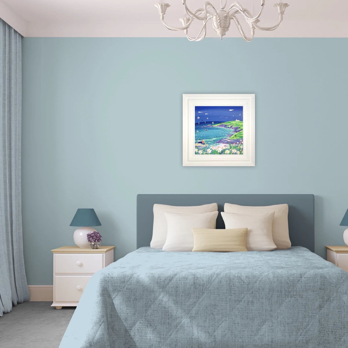 John Dyer Painting. The Sound of the Sea, Housel Bay John Dyer