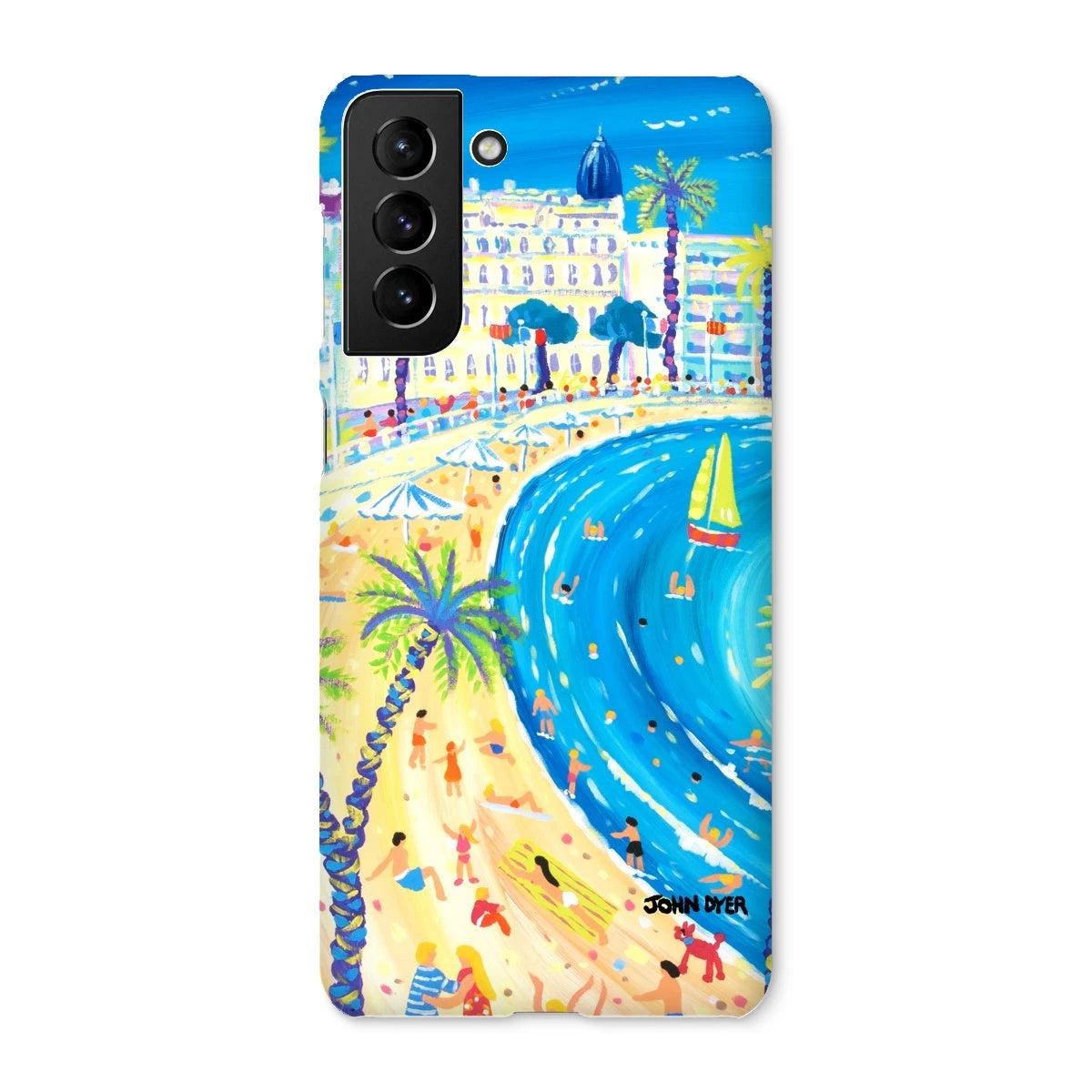 Snap Art Phone Case. Cannes, South of France. Artist John Dyer. Cornwall Art Gallery John Dyer