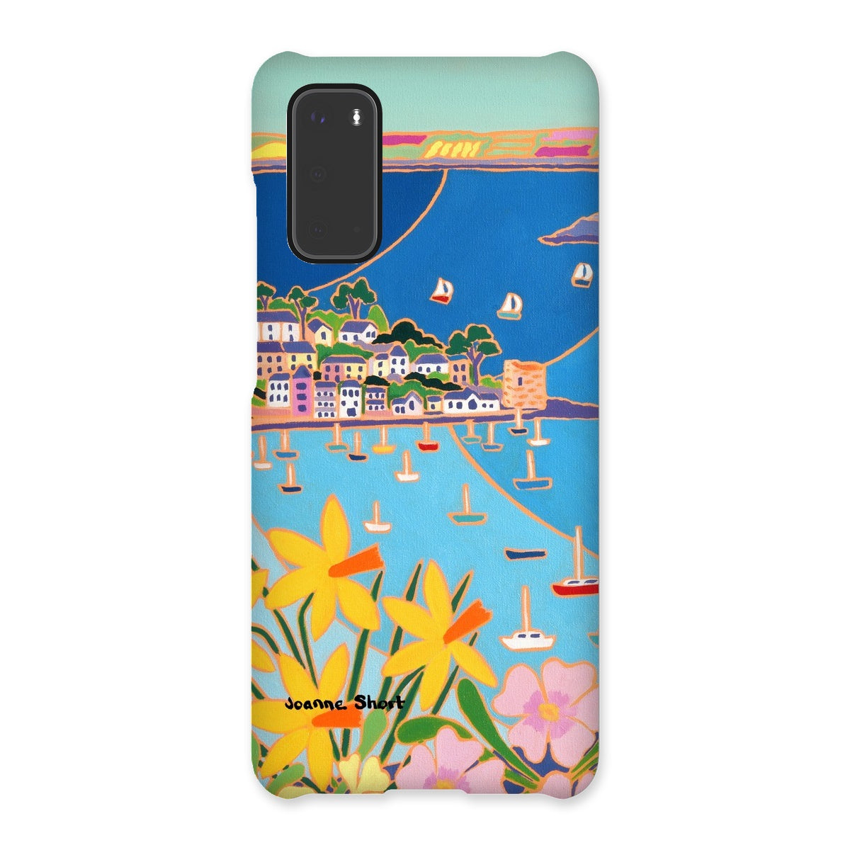 Snap Art Phone Case. Polruan, Fowey River. Artist Joanne Short. Cornwall Art Gallery