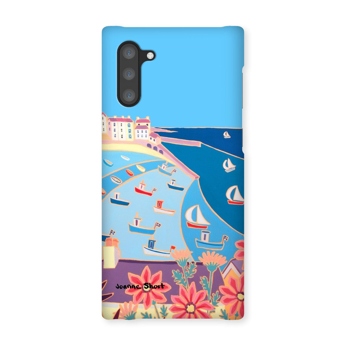 Snap Art Phone Case. St Ives Harbour. Artist Joanne Short. Cornwall Art Gallery