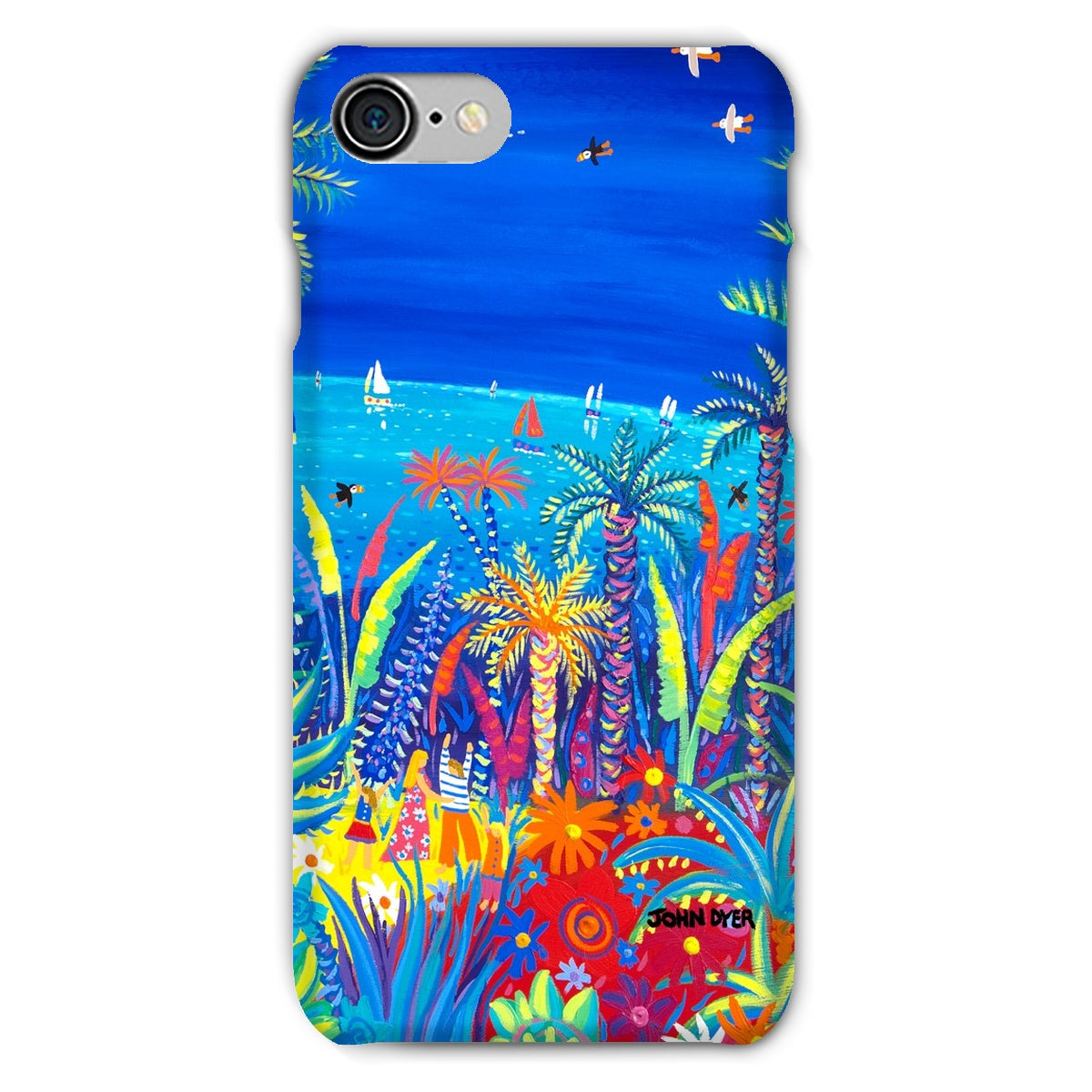Snap Art Phone Case. Tresco Abbey Gardens. Artist John Dyer. Cornwall Art Gallery