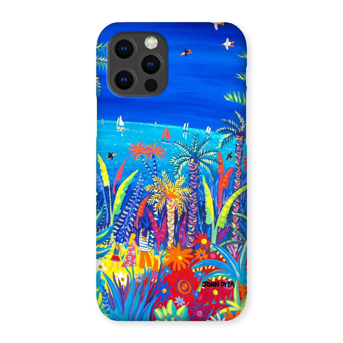 Snap Art Phone Case. Tresco Abbey Gardens. Artist John Dyer. Cornwall Art Gallery