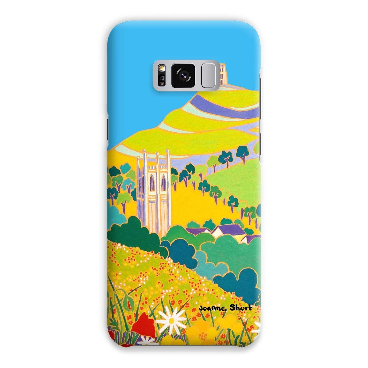 Snap Art Phone Case. Glastonbury Tor, Somerset. Artist Joanne Short. Joanne Short