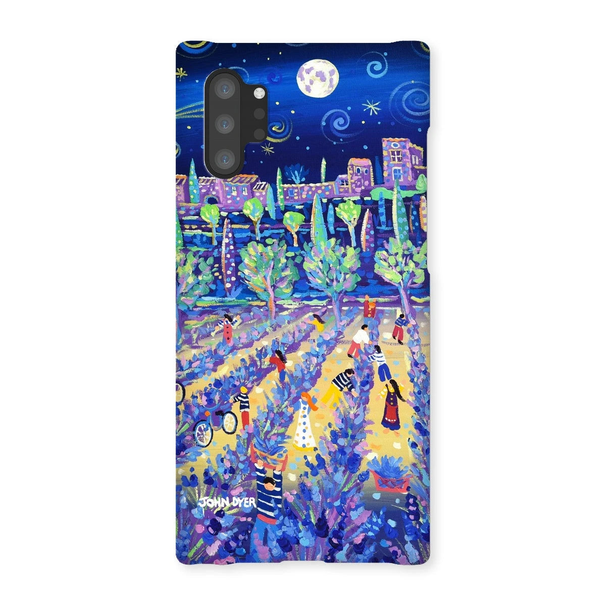 Snap Art Phone Case. Lavender Pickers, Provence, France. Artist John Dyer. Cornwall Art Gallery. John Dyer