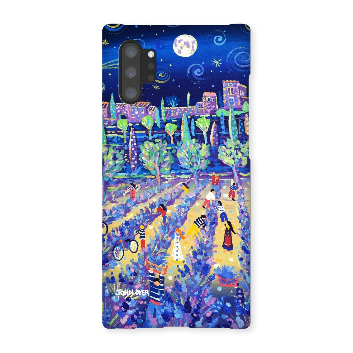 Snap Art Phone Case. Lavender Pickers, Provence, France. Artist John Dyer. Cornwall Art Gallery.