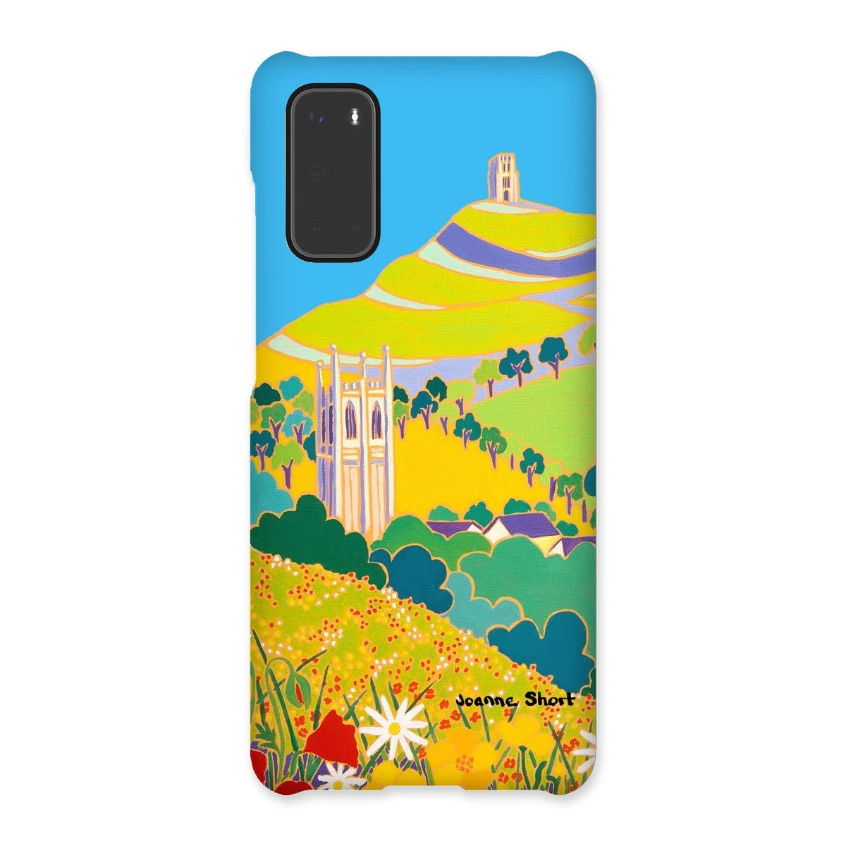 Snap Art Phone Case. Glastonbury Tor, Somerset. Artist Joanne Short. Joanne Short