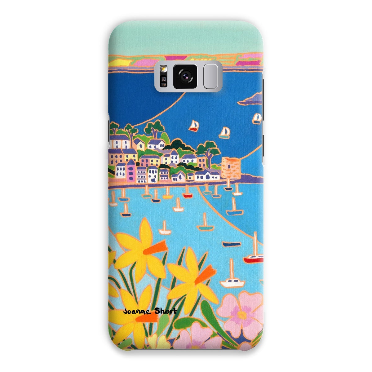 Snap Art Phone Case. Polruan, Fowey River. Artist Joanne Short. Cornwall Art Gallery Joanne Short