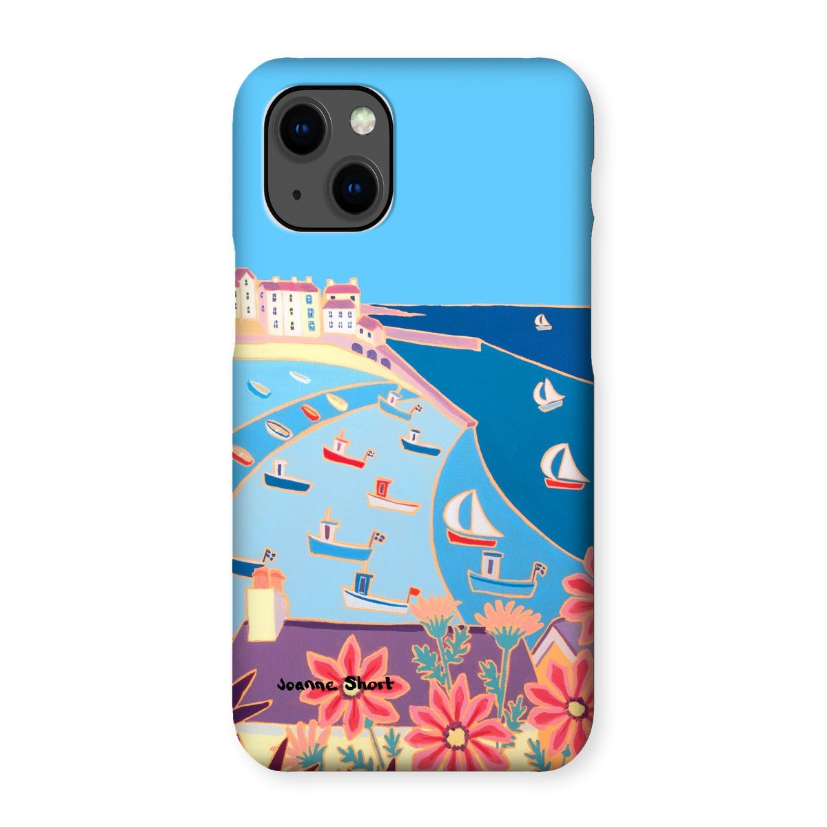 Snap Art Phone Case. St Ives Harbour. Artist Joanne Short. Cornwall Art Gallery