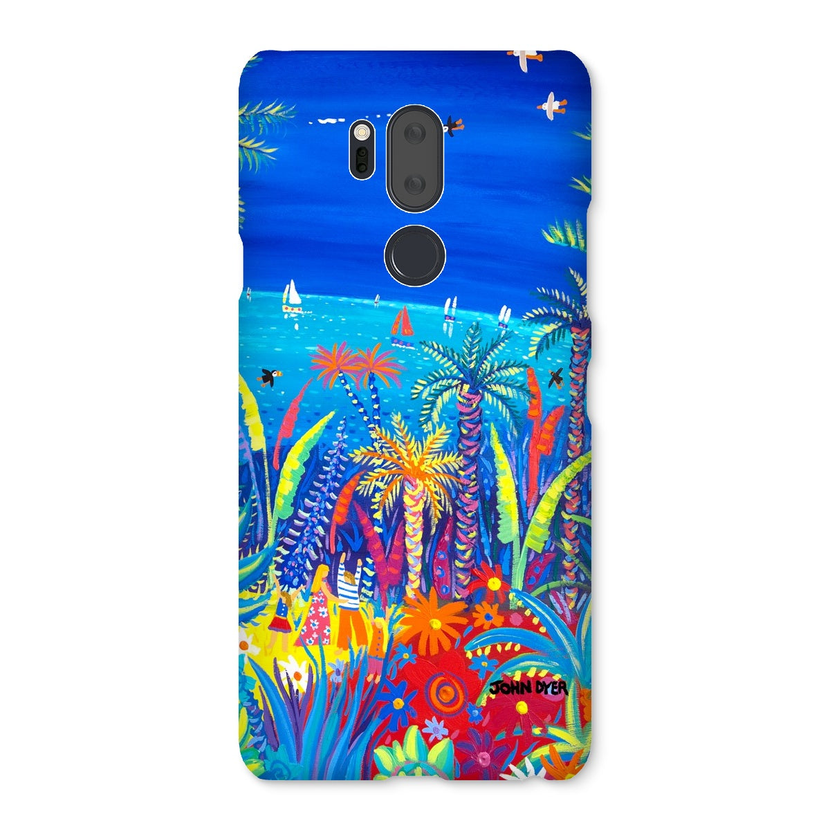 Snap Art Phone Case. Tresco Abbey Gardens. Artist John Dyer. Cornwall Art Gallery