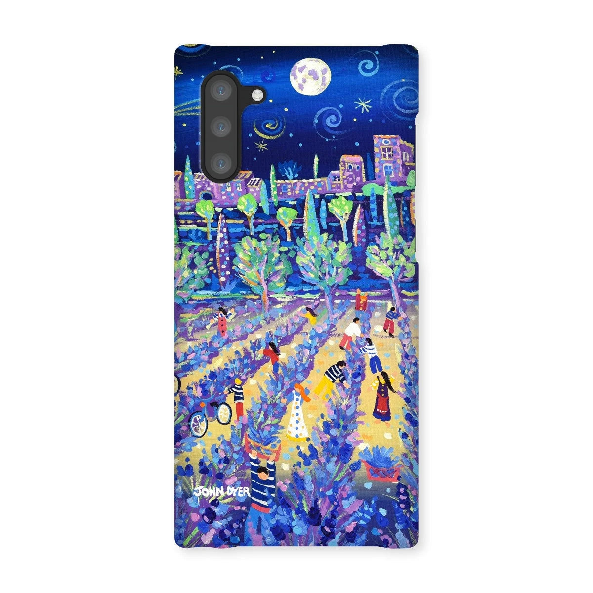 Snap Art Phone Case. Lavender Pickers, Provence, France. Artist John Dyer. Cornwall Art Gallery. John Dyer