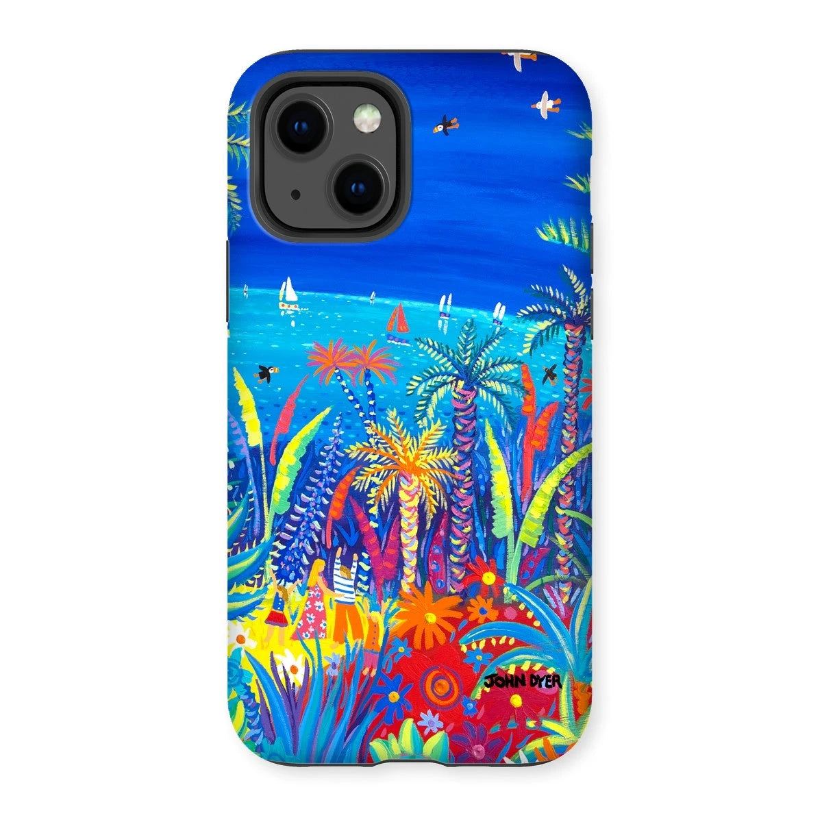 Tough Art Phone Case. Tresco Abbey Gardens. Artist John Dyer. Cornwall Art Gallery John Dyer