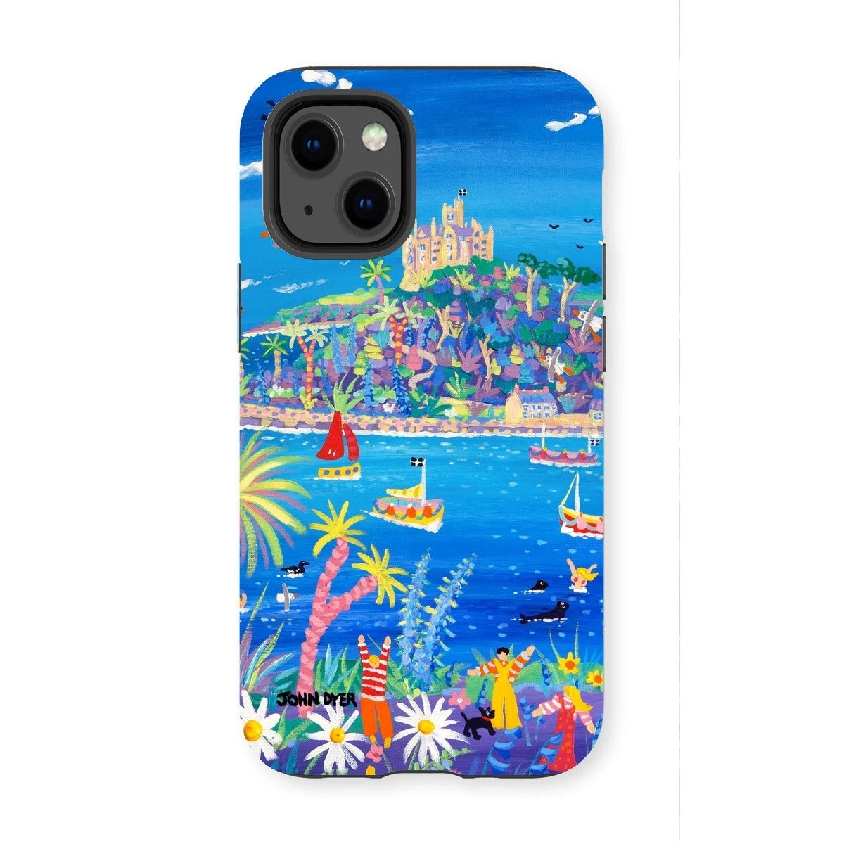 Tough Art Phone Case. St Michael's Mount. Artist John Dyer. Cornwall Art Gallery John Dyer