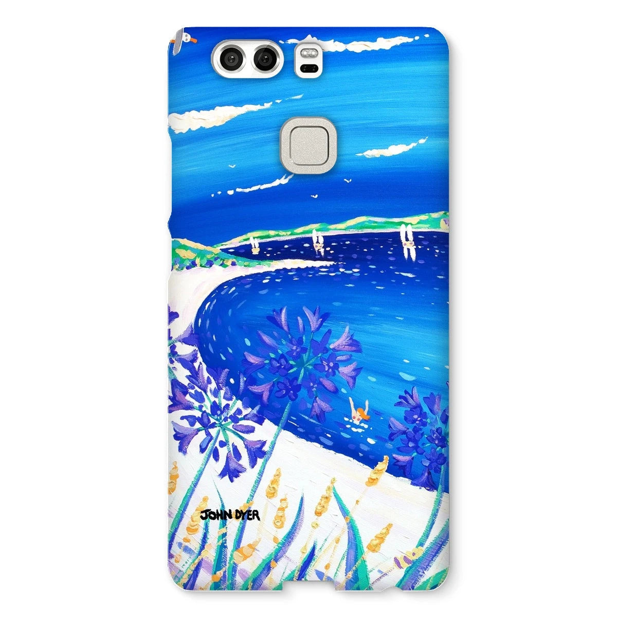 Snap Art Phone Case. Agapanthus Flowers, Tresco. Artist John Dyer. Cornwall Art Gallery. John Dyer