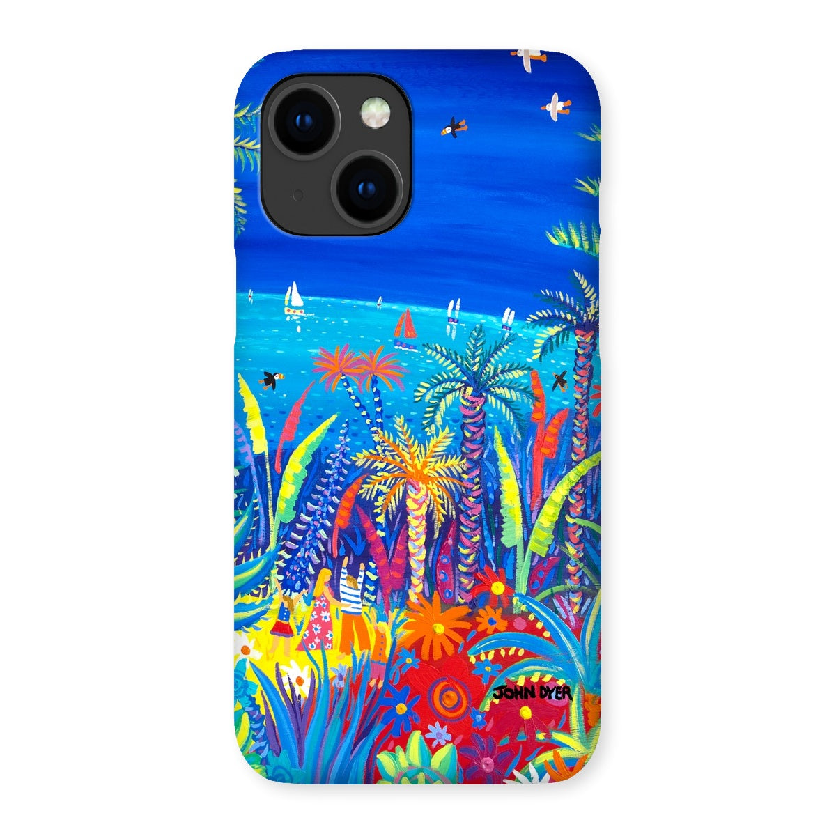 Snap Art Phone Case. Tresco Abbey Gardens. Artist John Dyer. Cornwall Art Gallery