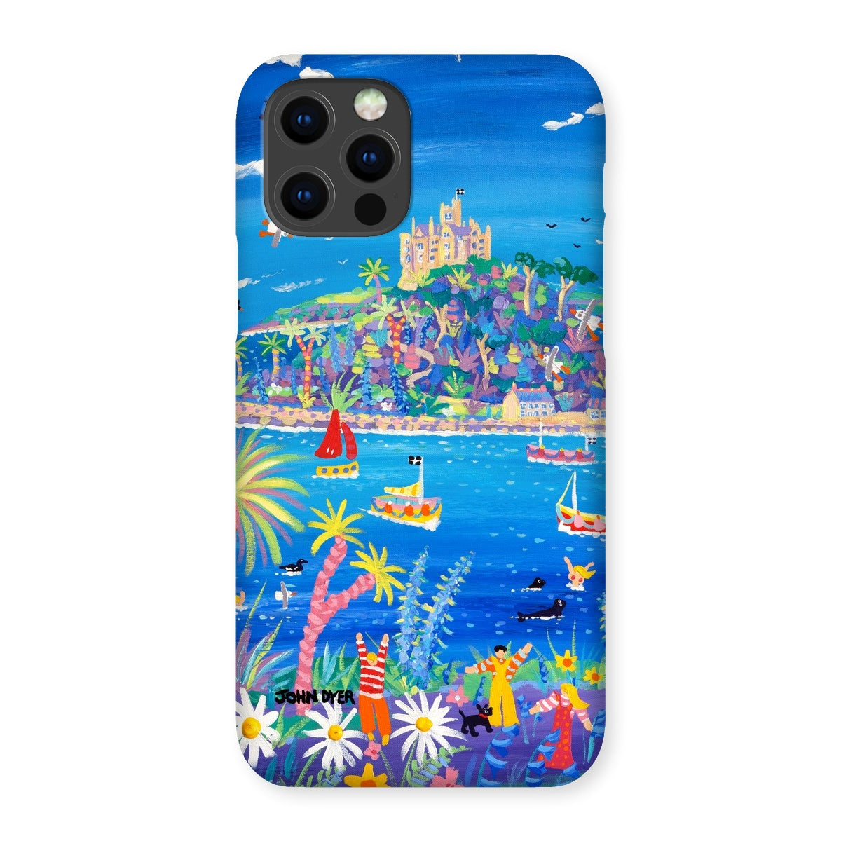 Snap Art Phone Case. St Michael's Mount. Artist John Dyer. Cornwall Art Gallery