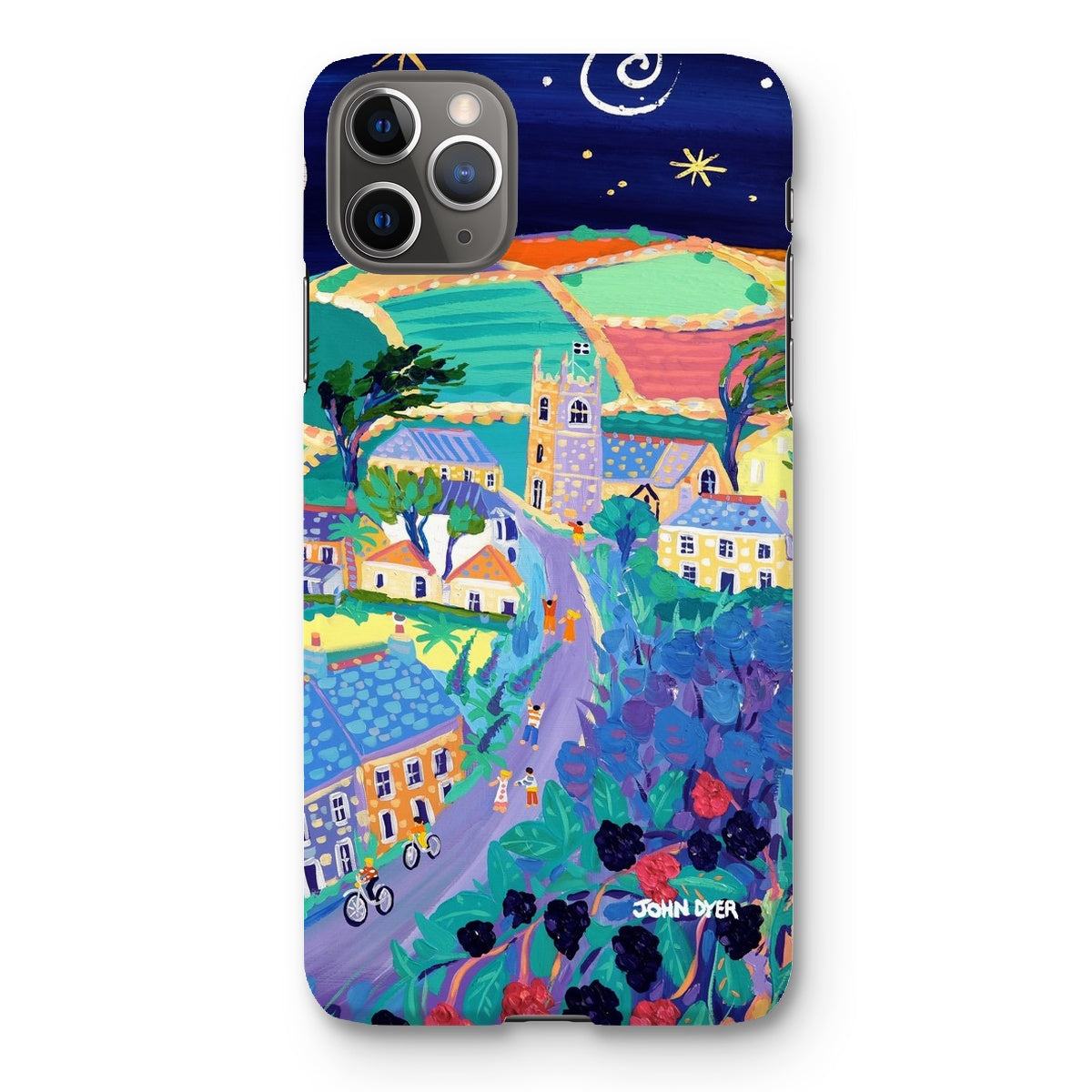 Snap Art iPhone Case. Zennor. Artist John Dyer. Cornwall Art Gallery