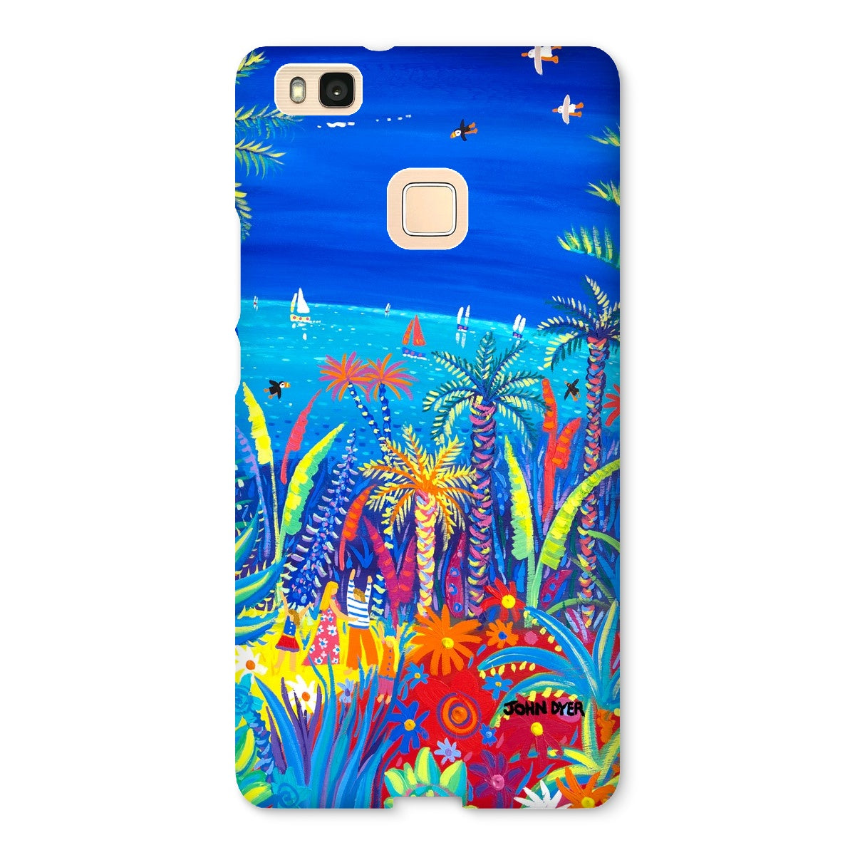 Snap Art Phone Case. Tresco Abbey Gardens. Artist John Dyer. Cornwall Art Gallery