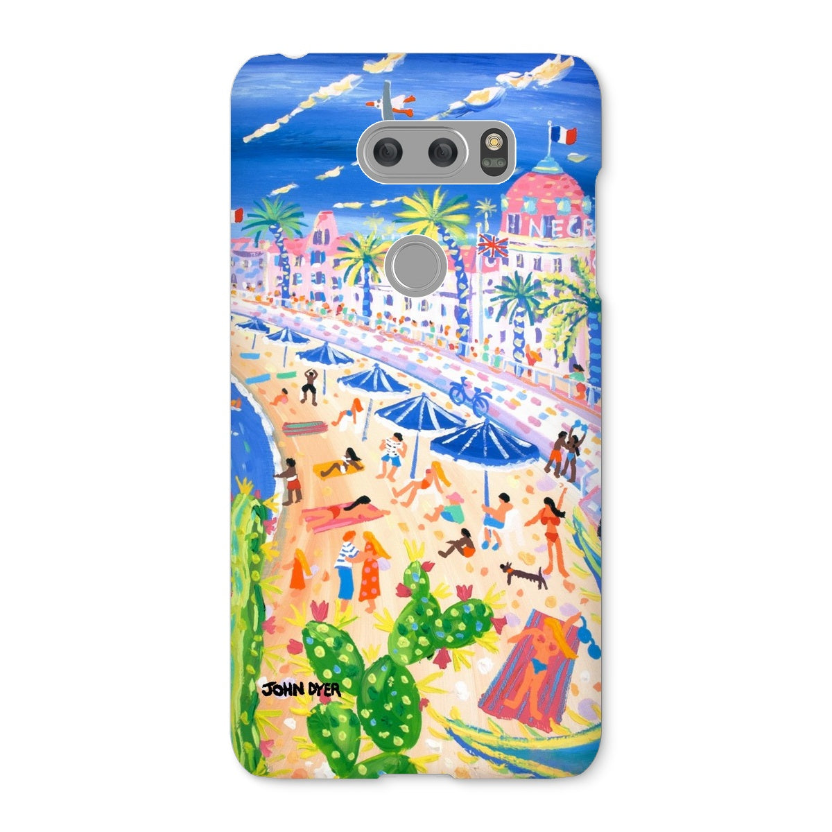 Snap Art Phone Case. Nice, South of France. Artist John Dyer. French Art Gallery John Dyer