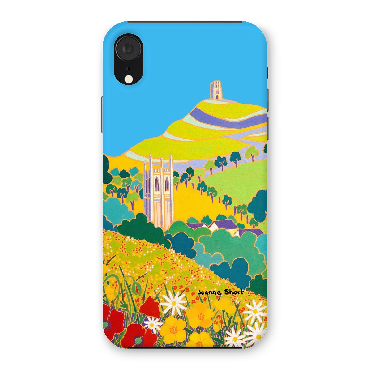 Snap Art Phone Case. Glastonbury Tor, Somerset. Artist Joanne Short.