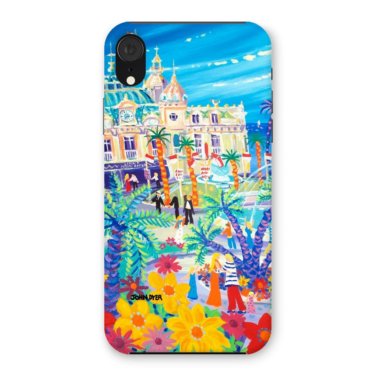 Snap Art Phone Case. Casino Square, Monaco. Artist John Dyer. Cornwall Art Gallery John Dyer