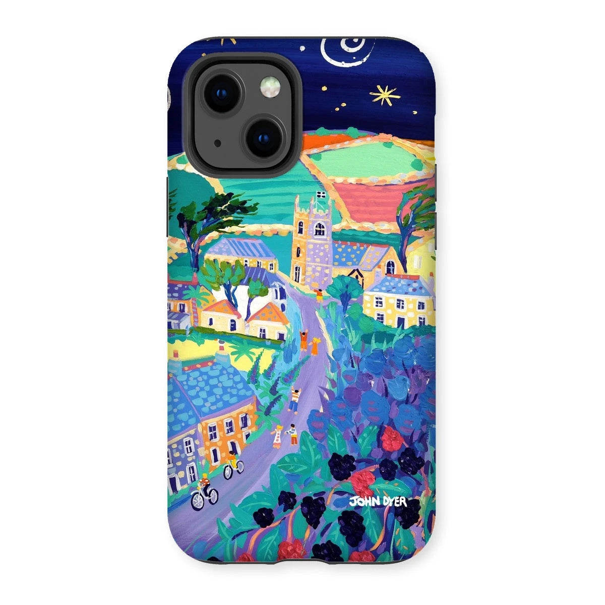 Tough Art iPhone Case. Zennor. Artist John Dyer. Cornwall Art Gallery John Dyer