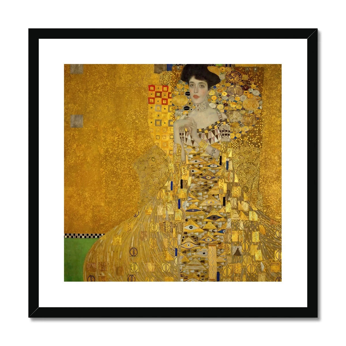 Gustav Klimt Framed Open Edition Art Print. 'Portrait of Adele Bloch-Bauer'. Art Gallery Historic Art Gustav Klimt