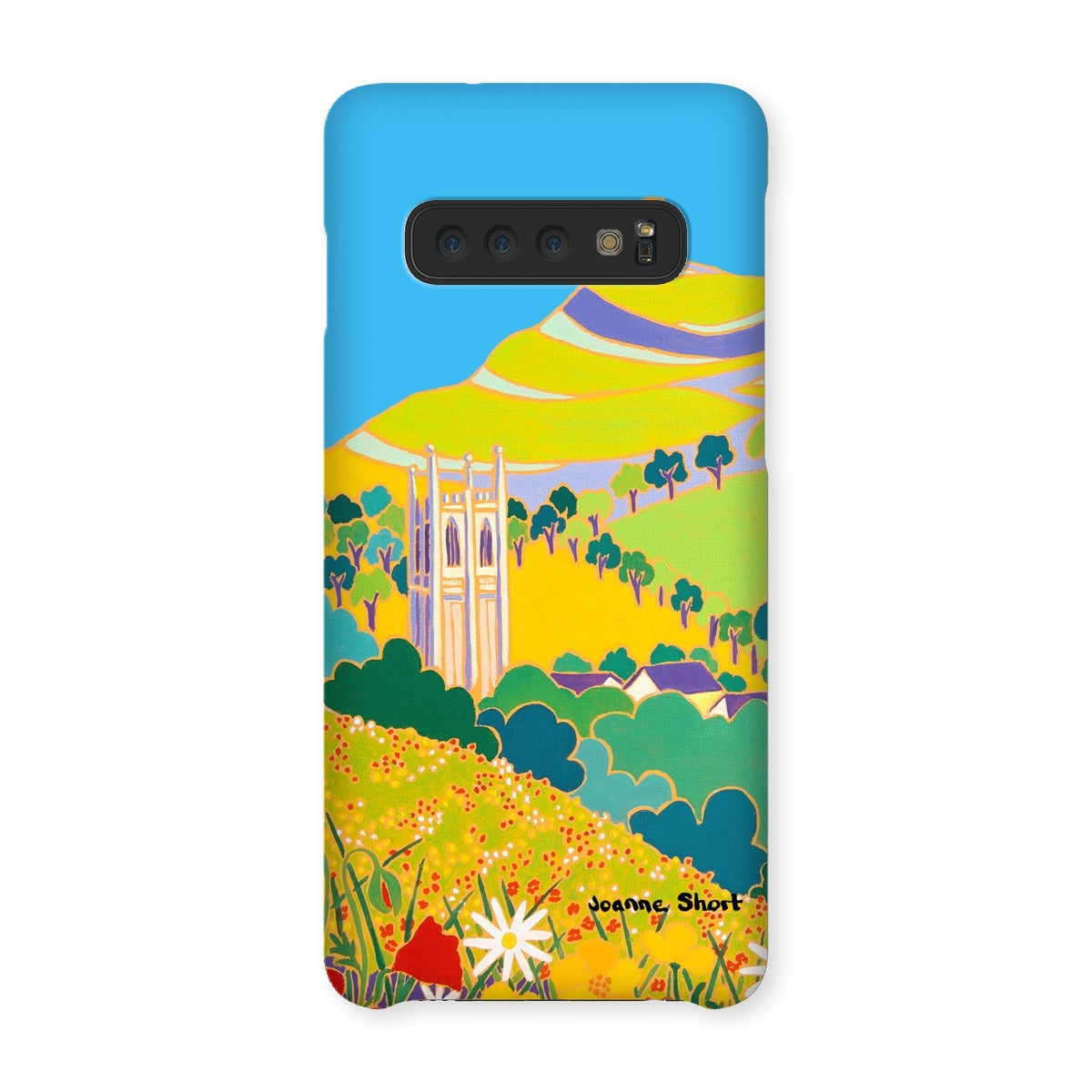 Snap Art Phone Case. Glastonbury Tor, Somerset. Artist Joanne Short. Joanne Short